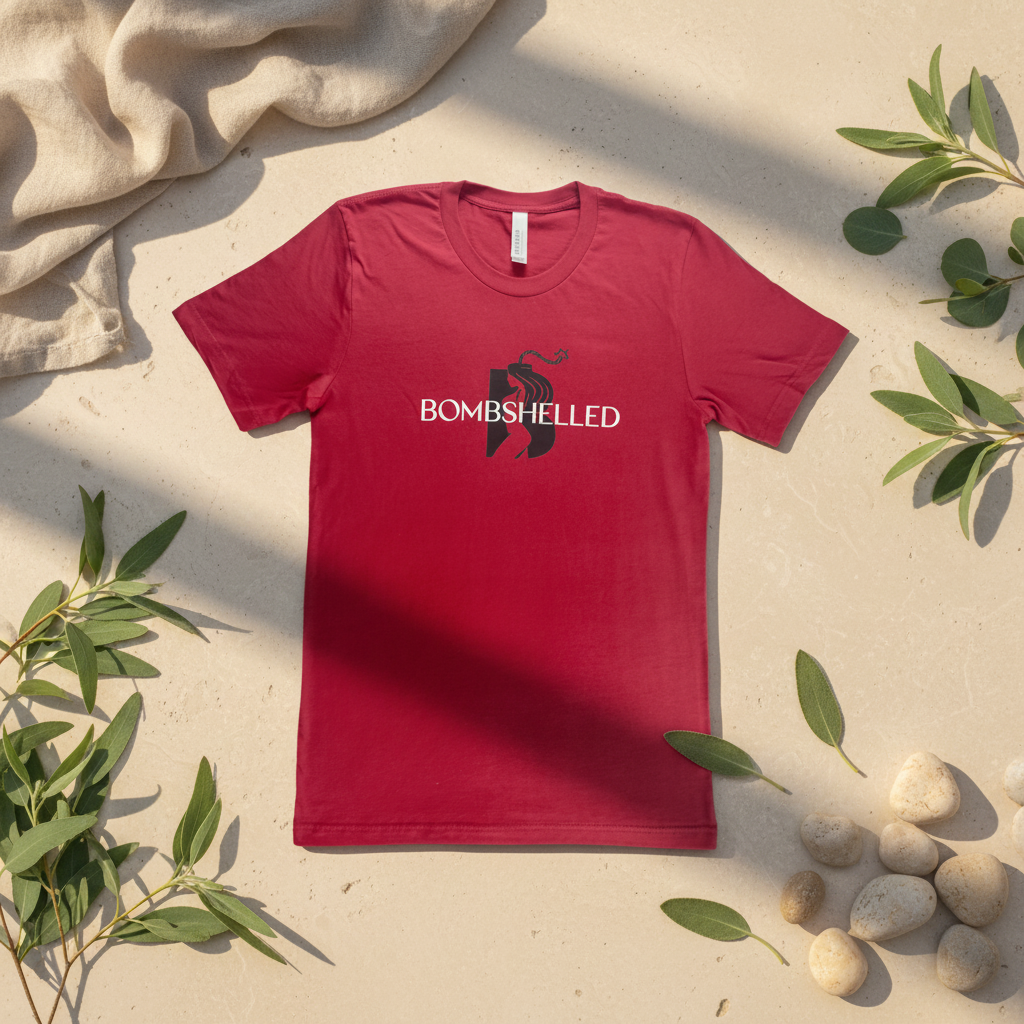 Bombshelled T-Shirt – Maroon